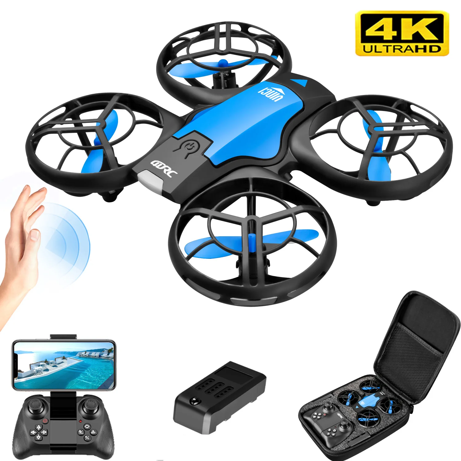 Drone Camera 4K - V8 New Mini Drone 4k profession