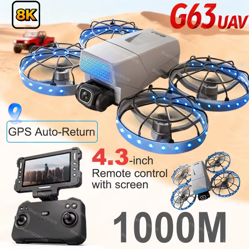 Drone Camera Vlog - 100% Original G63 Drone Remote Control