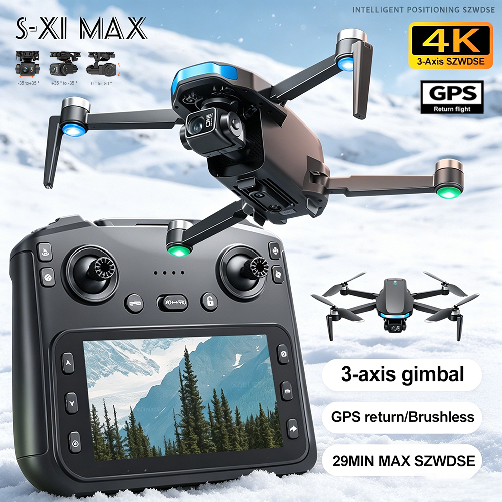 Drone Camera Lens - New S-X1 MAX Drone GPS 8K