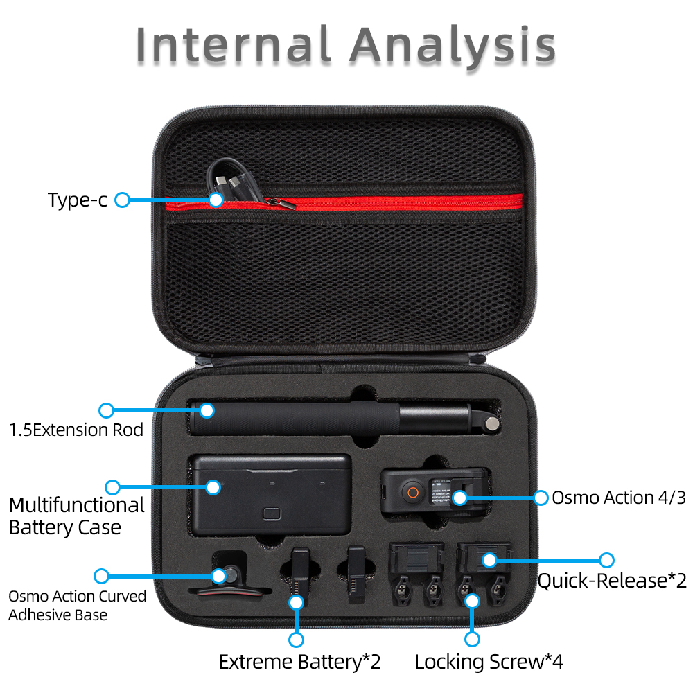 For DJI Osmo Action 4 Storage  - Drone Camera Action 리뷰 및 가격