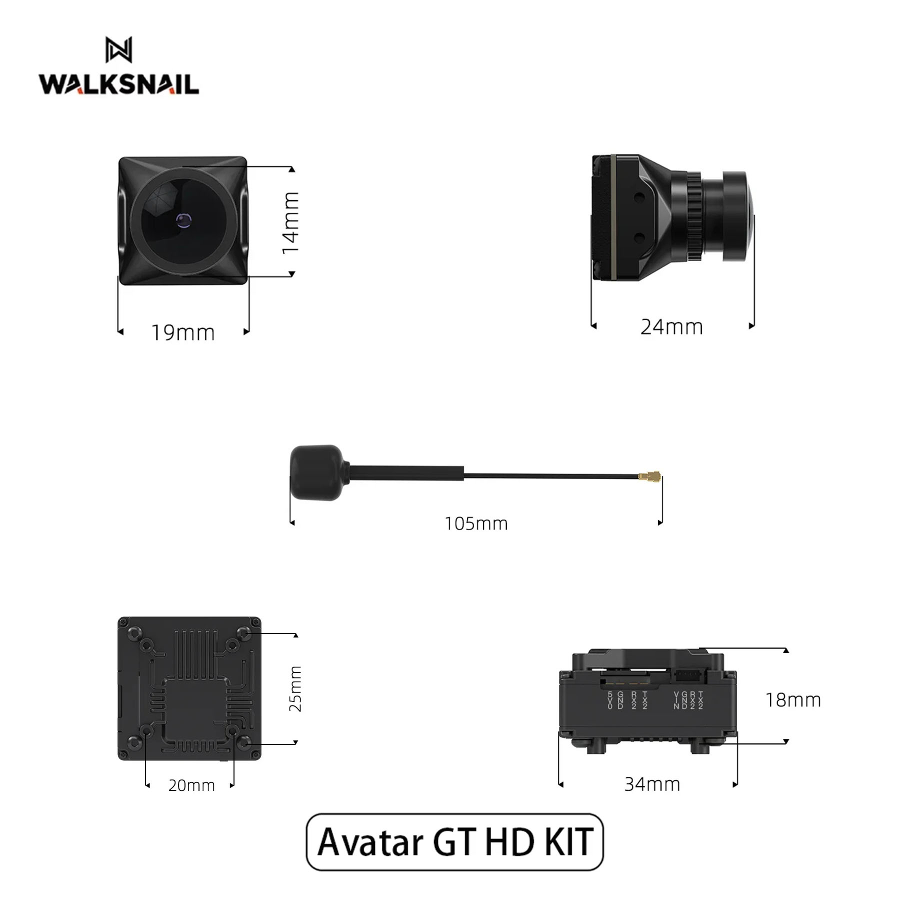 Walksnail Avatar GT HD KIT 2W  - Drone Camera Hd 리뷰 및 가격