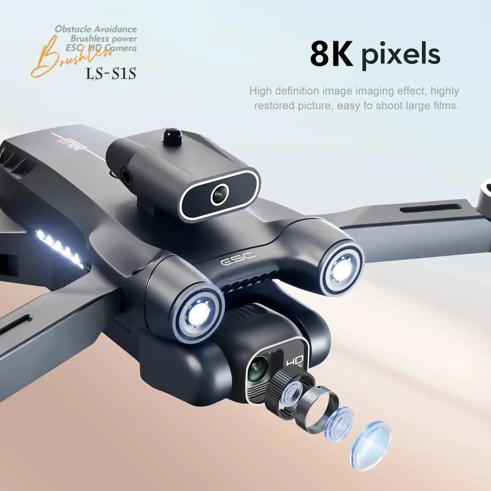 New S1S 5G GPS Drone Camera 8K - Drone Camera Mount 리뷰 및 가격