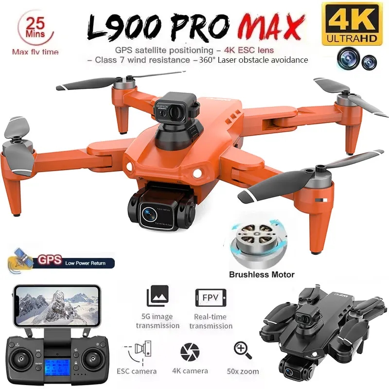L900 Pro MAX GPS Drone 4K Prof - Drone Camera Professional 리뷰 및 가격