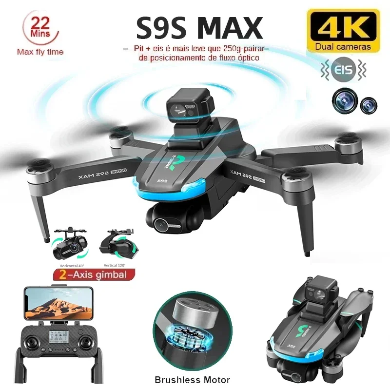 NEW S9S MAX MINI Drone 4K 2-Ax - Drone Camera Lens 리뷰 및 가격