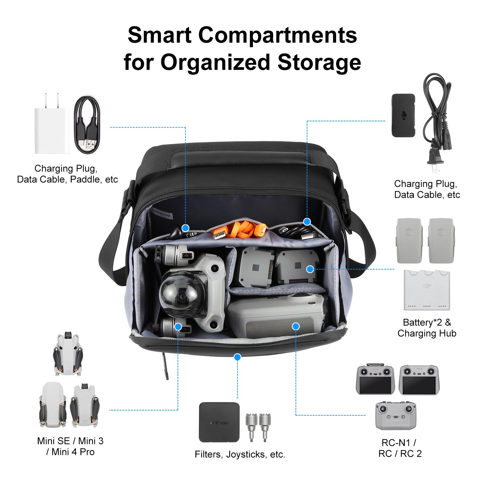 PULUZ Waterproof PU Fabric Dro - Drone Camera Case 리뷰 및 가격