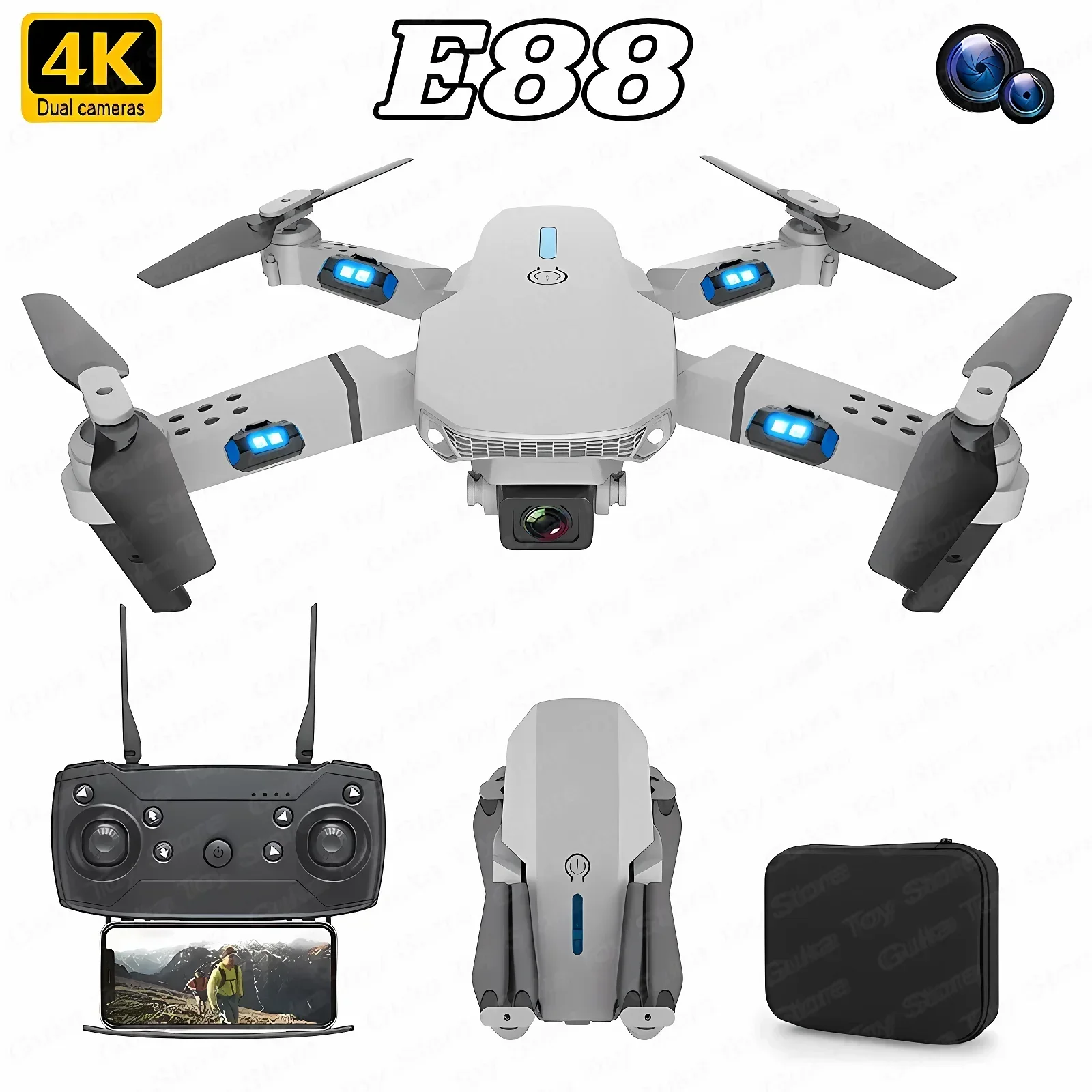 E88 Pro WIFI FPV Drone Wide An - Drone Camera Lens 리뷰 및 가격