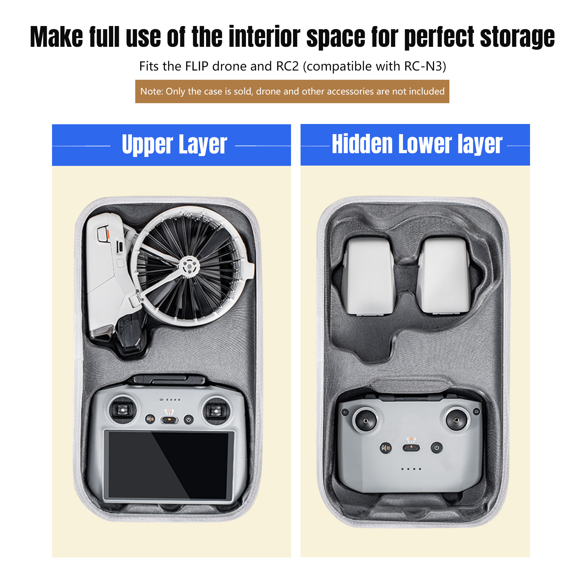 Carrying Case For DJI Flip All - Drone Camera Vlog 리뷰 및 가격
