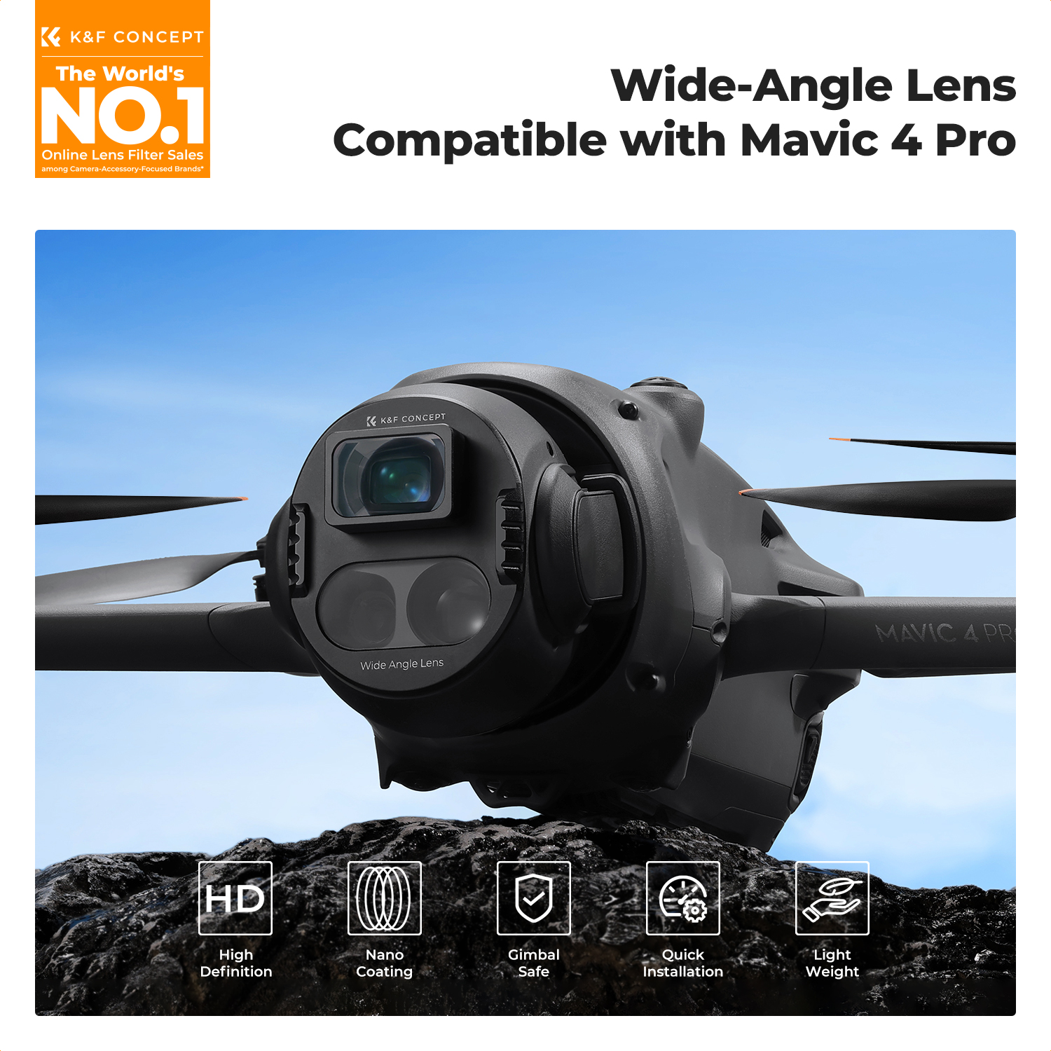 K&F Concept Wide-Angle Lens fo - Drone Camera Wide Angle 리뷰 및 가격
