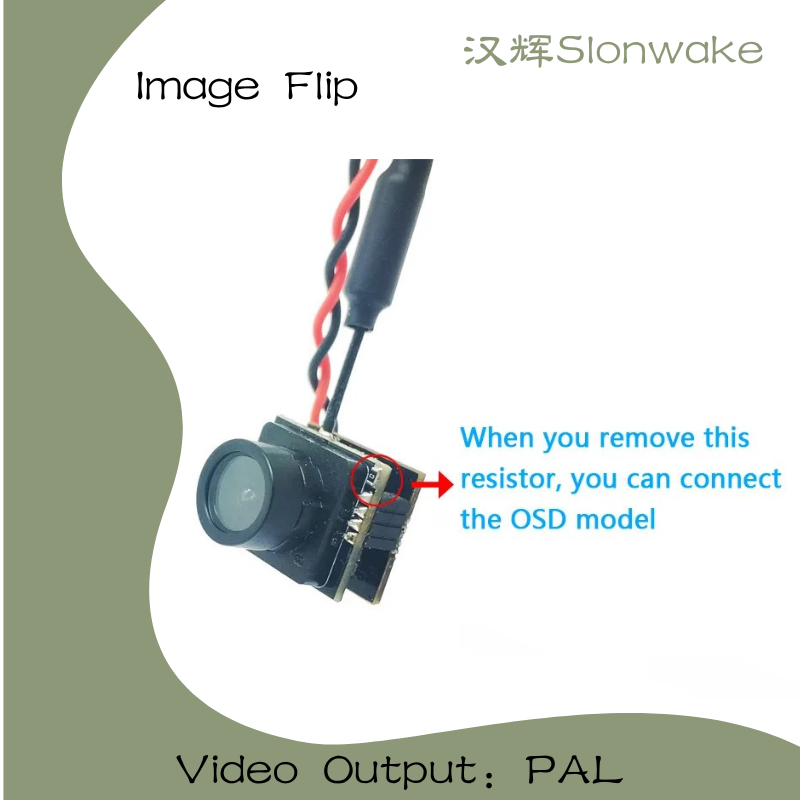 Slonwake 5.8G 48CH 25mW FPV VT - Drone Camera Wide Angle 리뷰 및 가격
