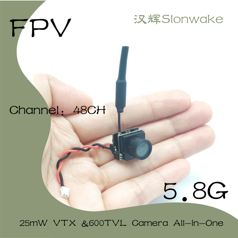 Slonwake 5.8G 48CH 25mW FPV VT - Drone Camera Wide Angle 리뷰 및 가격