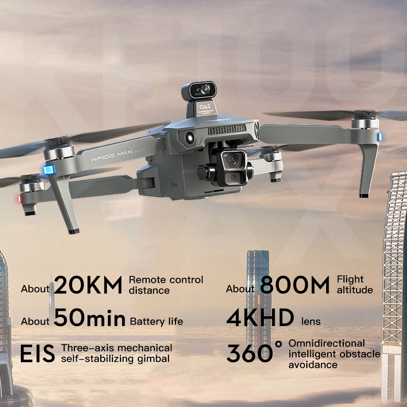 SJRC KF100 MAX 8K UHD Photo HD - Drone Camera Professional 리뷰 및 가격