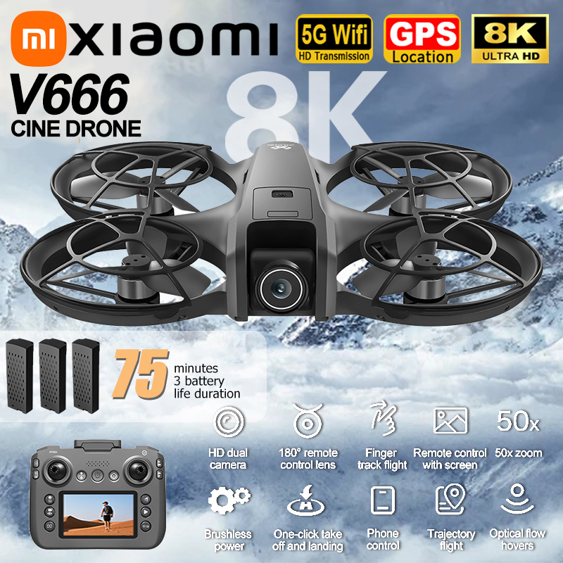 Xiaomi V666 Drone 8K Aerial HD - Drone Camera With Gimbal 리뷰 및 가격