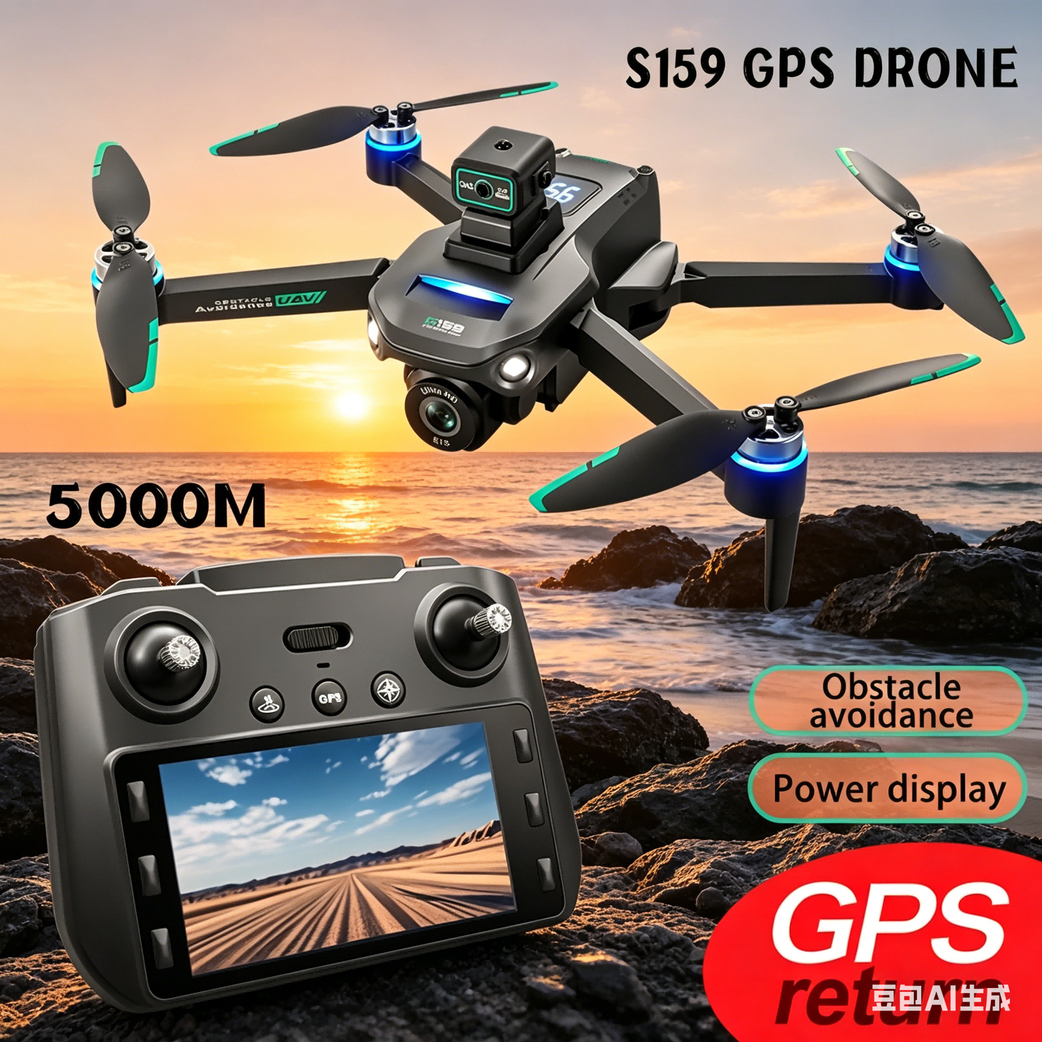 S159 GPS Drone 4K Profesional  - Drone Camera Mount 리뷰 및 가격