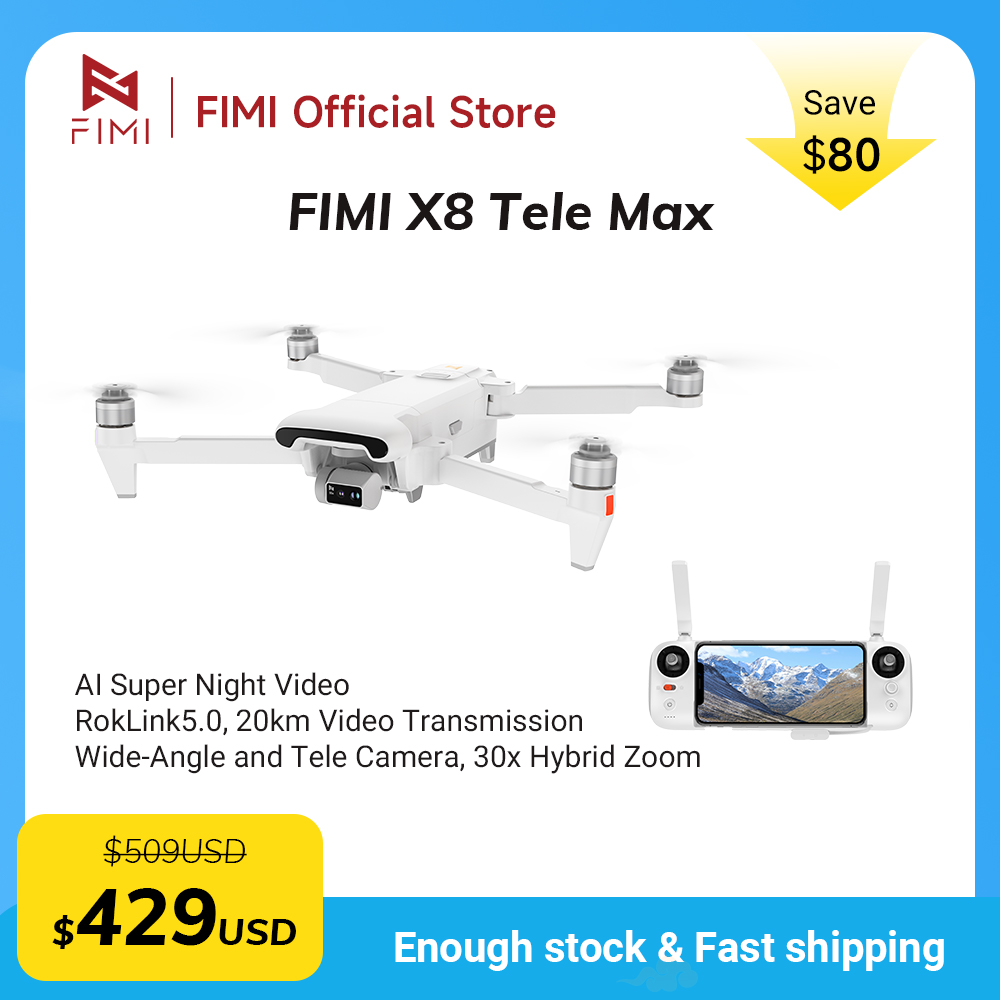 FIMI X8 Tele Max drone 1/2-inc - Drone Camera Thermal 리뷰 및 가격